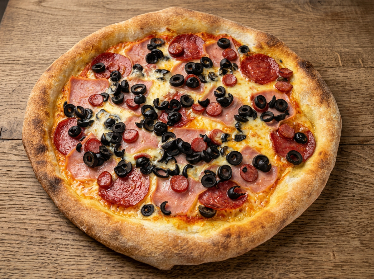 Pizza îmbelșugată