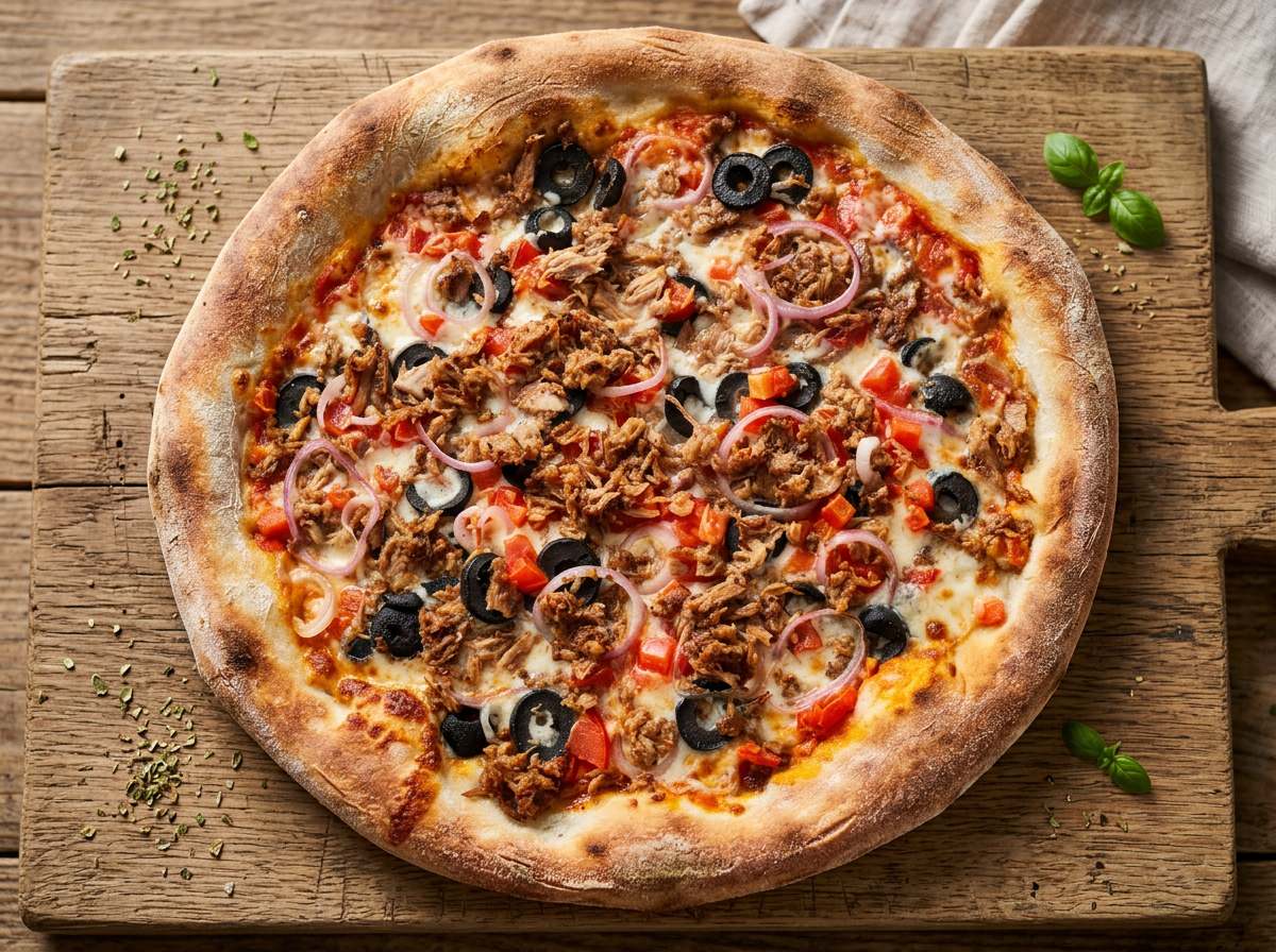Pizza cu ton